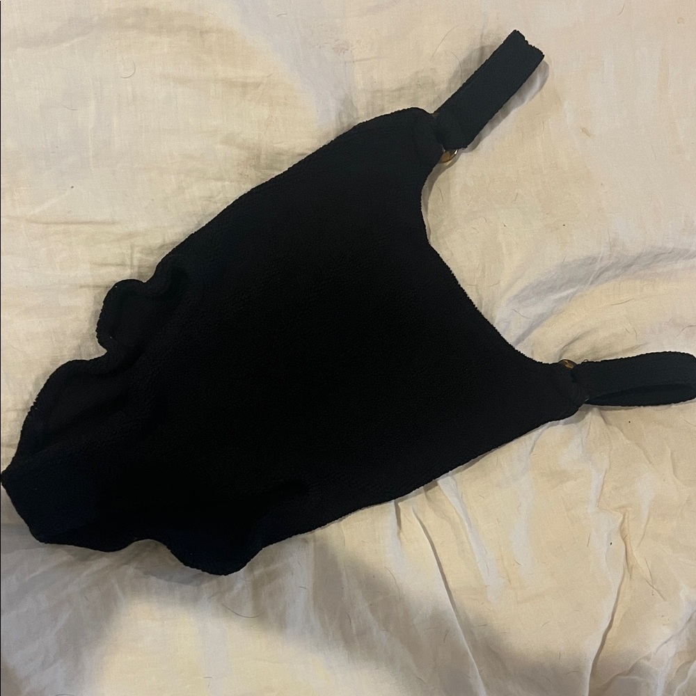 Hunza G - Black One-Piece Swimsuit.